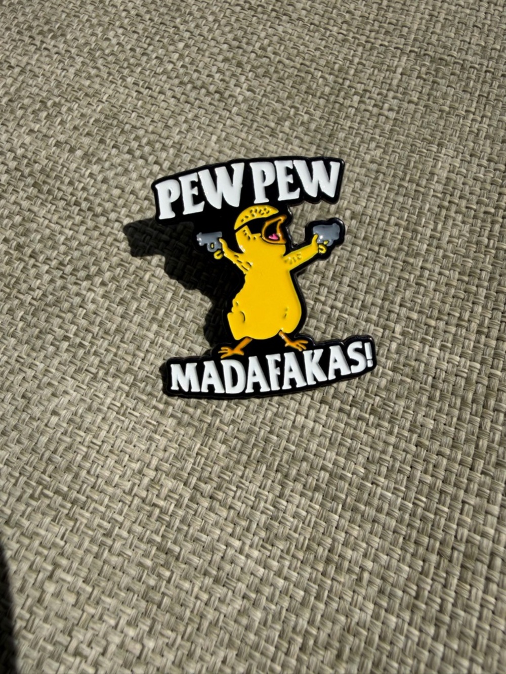 Cool Pew Pew Madafakas Funny Duck - Enamel Pin